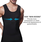 Men’s Instantly Slimming Vest – Shape Chest & Tummy