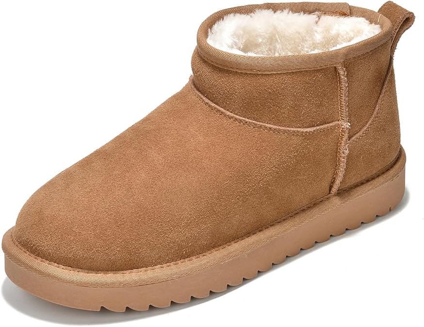 UltraCozy™ Fur-Lined Suede Ankle Boots for Women – All-Day Comfort 👢❄️ Thevault9store