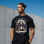 Father We Pray T-Shirt for Men - Motivational Fitness Shirt, Bodybuilding & Weightlifting Gym Tee, Exercise Gift