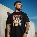 F*ck The Haters T-Shirt for Men - Motivational Fitness Shirt, Bodybuilding & Weightlifting Gym Tee, Exercise Gift
